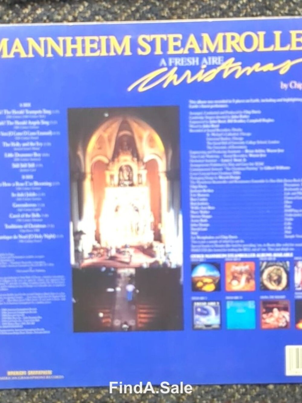 Mannheim Steamroller A Fresh Aire Christmas Vinyl Record LP